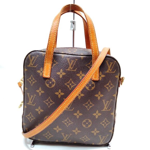Louis Vuitton Spontini Brown Monogram Hand Bag 403-050725 - Picture 1 of 9